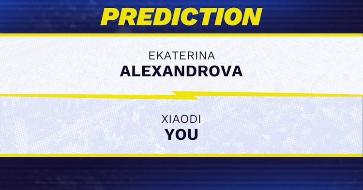 Ekaterina Alexandrova vs Xiaodi You Tennis Prediction.