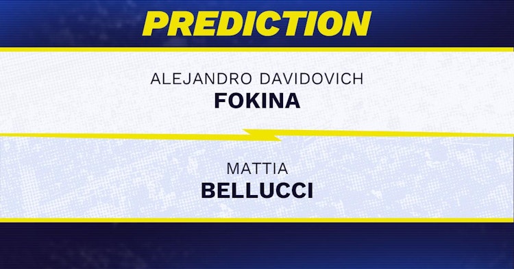 Alejandro Davidovich Fokina vs Mattia Bellucci Tennis Prediction.