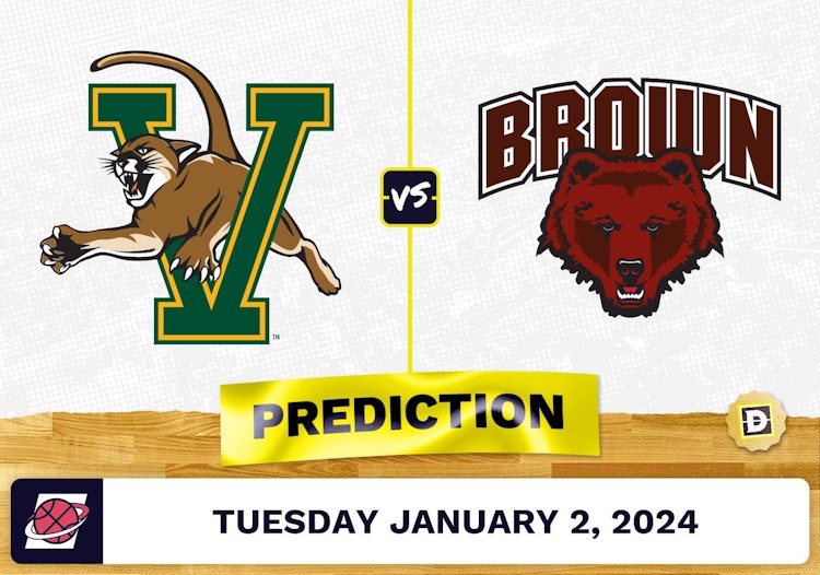 Vermont vs. Brown Prediction, Odds, College Basketball Picks  [1/2/2024]