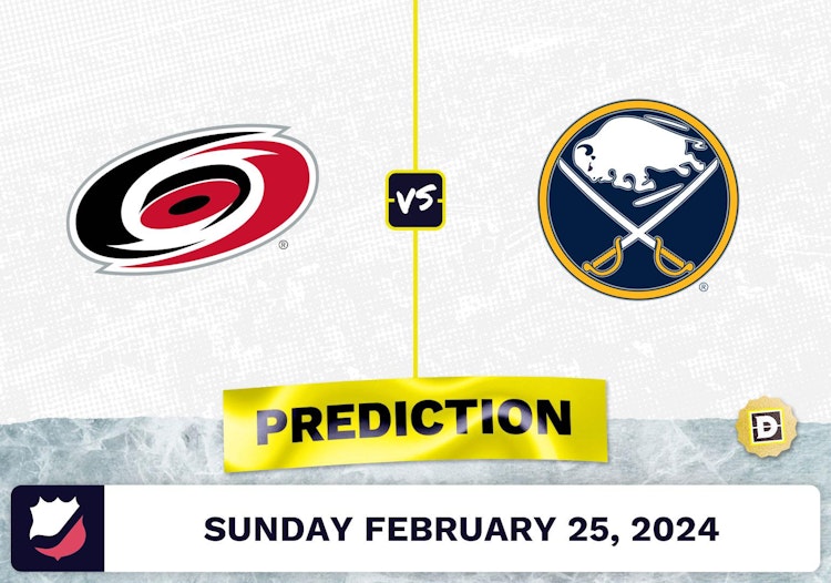 Carolina Hurricanes vs. Buffalo Sabres Prediction, Odds, NHL Picks [2/25/2024]