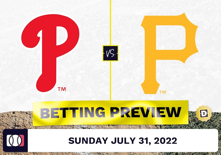 Phillies vs. Pirates Prediction and Odds - Jul 31, 2022