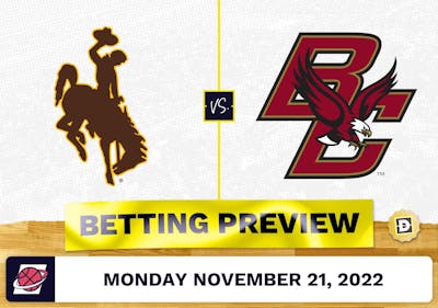 Wyoming vs. Boston College CBB Prediction and Odds - Nov 21, 2022