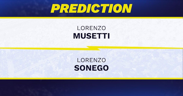 Lorenzo Musetti vs Lorenzo Sonego Tennis Prediction.