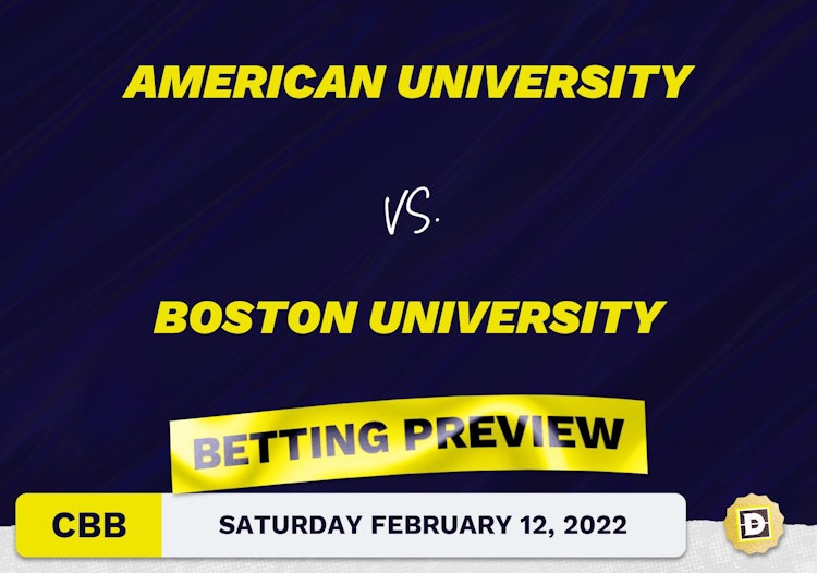 American University vs. Boston University CBB Predictions and Odds - Feb 12, 2022