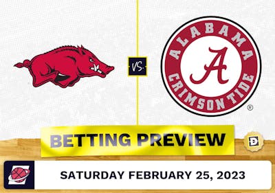 Arkansas vs. Alabama CBB Prediction and Odds - Feb 25, 2023