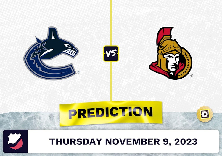 Canucks vs. Senators Prediction and Odds - November 9, 2023