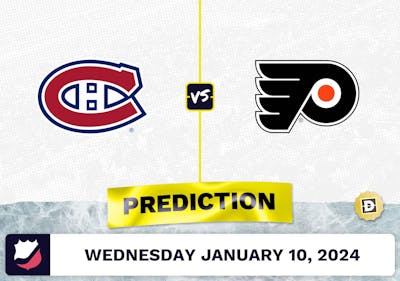 Montreal Canadiens vs. Philadelphia Flyers Prediction, Odds, NHL Picks  [1/10/2024]