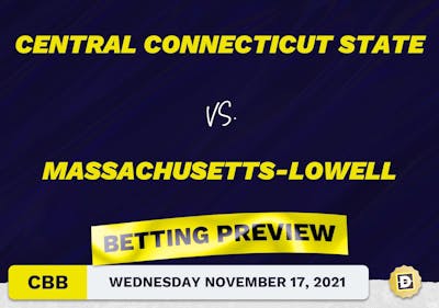 Central Connecticut State vs. Massachusetts-Lowell CBB Predictions and Odds - Nov 17, 2021