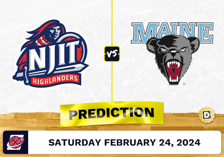 N.J.I.T. vs. Maine Prediction, Odds, College Basketball Picks [2/24/2024]