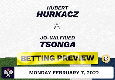 Hubert Hurkacz vs. Jo-Wilfried Tsonga Predictions - Feb 7, 2022