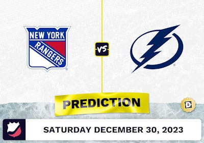 NY Rangers vs. Tampa Bay Lightning Prediction, Odds, NHL Picks  [12/30/2023]