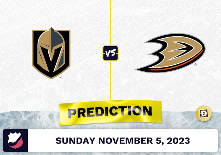 Golden Knights vs. Ducks Prediction and Odds - November 5, 2023