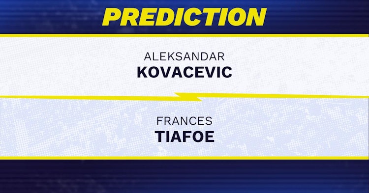Aleksandar Kovacevic vs Frances Tiafoe Tennis Prediction.