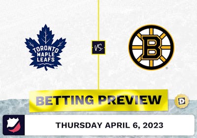 Maple Leafs vs. Bruins Prediction and Odds - Apr 6, 2023