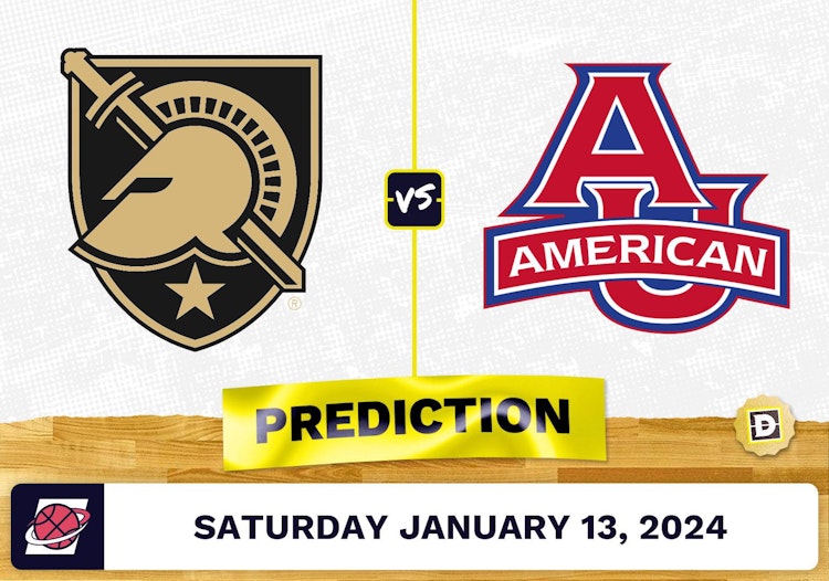 Army vs. American University Prediction, Odds, College Basketball Picks [1/13/2024]