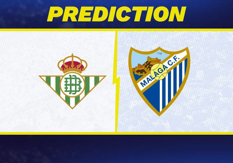 Real Betis takes on Malaga in La Liga action.