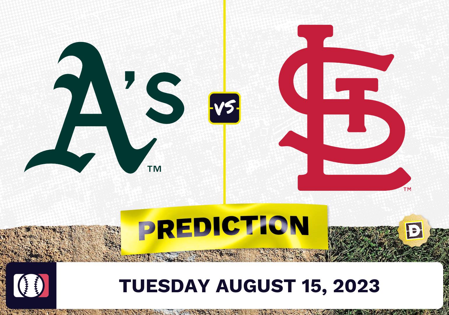 Athletics vs. Cardinals Prediction for MLB Tuesday [8/15/2023]