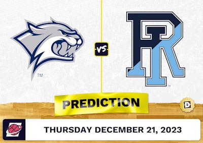 New Hampshire vs. Rhode Island Prediction, Odds, College Basketball Picks  [12/21/2023]