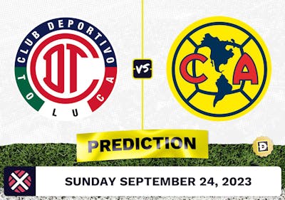 Toluca vs. Club America Prediction and Odds - September 24, 2023