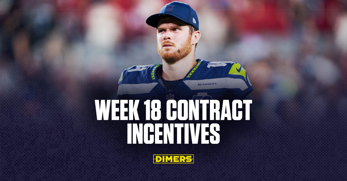 NFL Player Contract Incentives for Week 18 Regular Season Finale - Projections, Picks, Best Bets