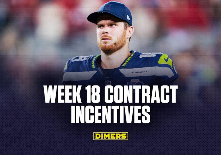 NFL contract incentives, Week 18, NFL props