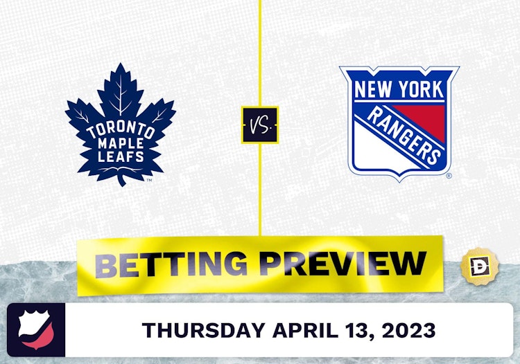 Maple Leafs vs. Rangers Prediction and Odds - Apr 13, 2023
