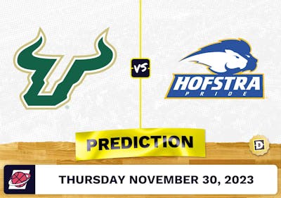 South Florida vs. Hofstra Basketball Prediction - November 30, 2023