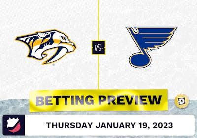 Predators vs. Blues Prediction and Odds - Jan 19, 2023