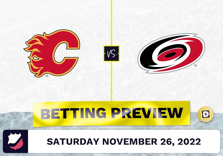 Flames vs. Hurricanes Prediction and Odds - Nov 26, 2022