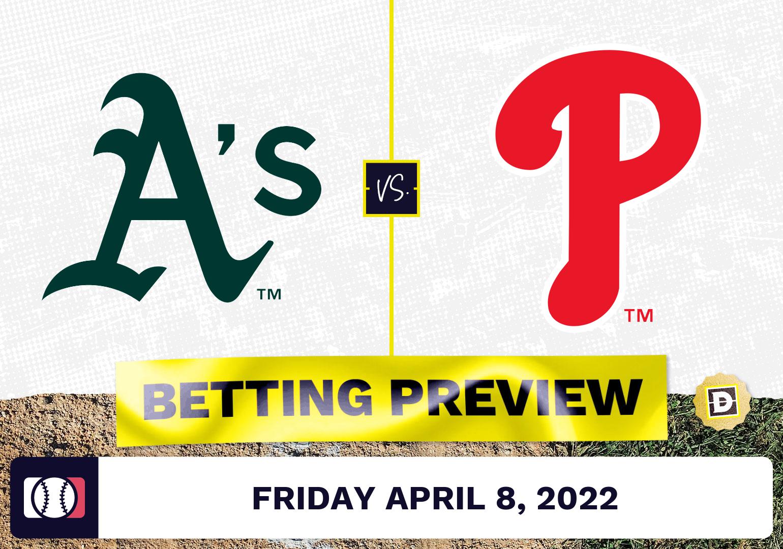 Athletics vs. Phillies Prediction and Odds - Apr 8, 2022