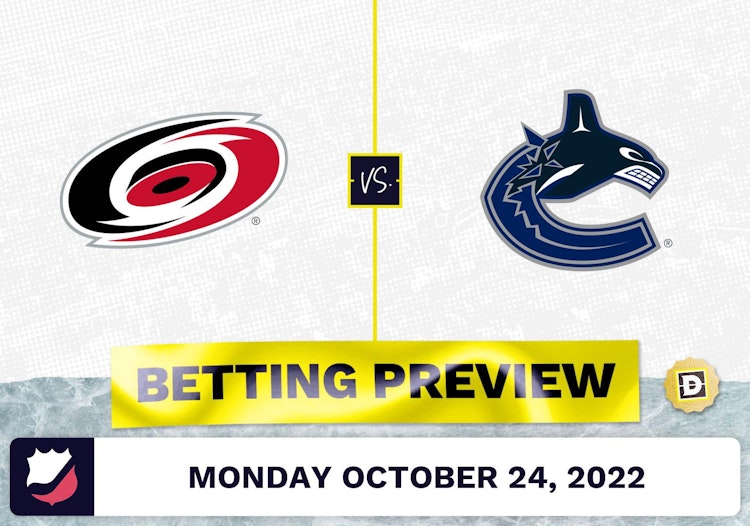 Hurricanes vs. Canucks Prediction and Odds - Oct 24, 2022