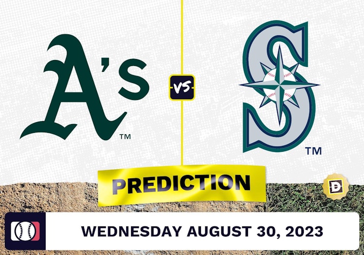 Athletics vs. Mariners Prediction for MLB Wednesday [8/30/2023]