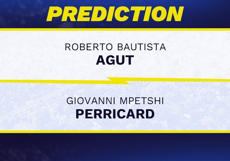 Roberto Bautista Agut vs Giovanni Mpetshi Perricard Tennis Prediction.