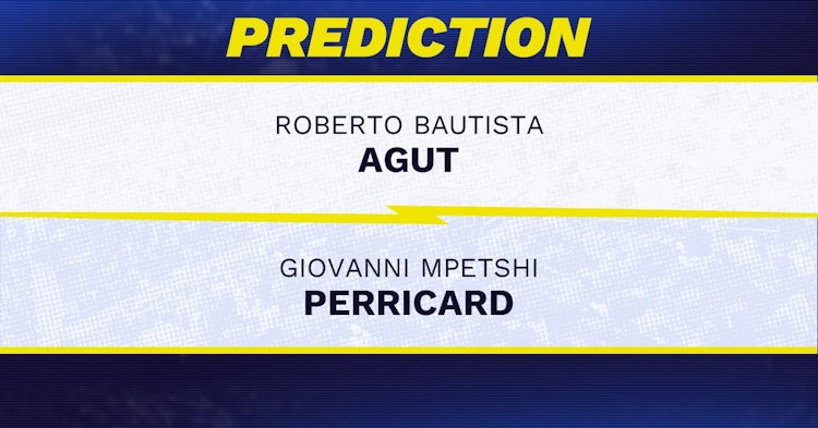 Roberto Bautista Agut vs Giovanni Mpetshi Perricard Tennis Prediction.