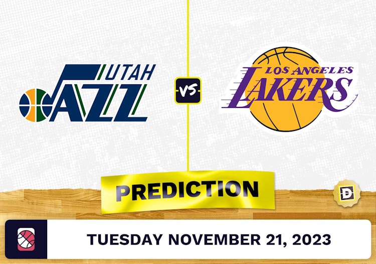 Jazz vs. Lakers Prediction and Odds - November 21, 2023