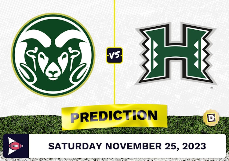 Colorado State vs. Hawaii CFB Prediction and Odds - November 25, 2023