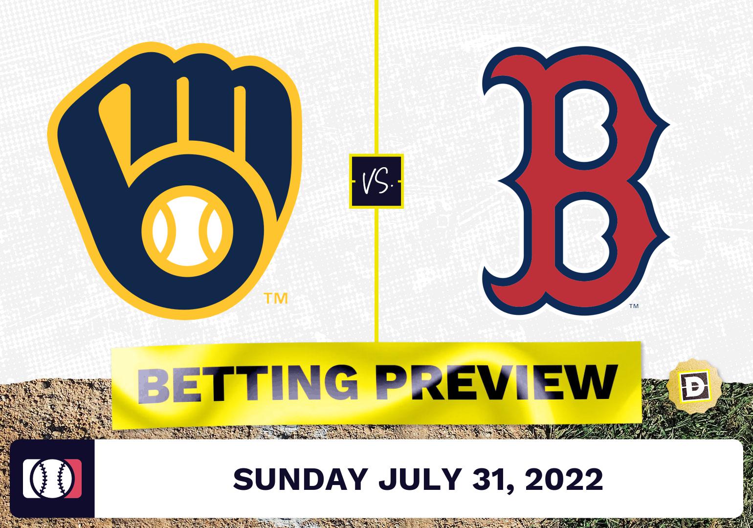 Brewers vs. Red Sox Prediction and Odds - Jul 31, 2022