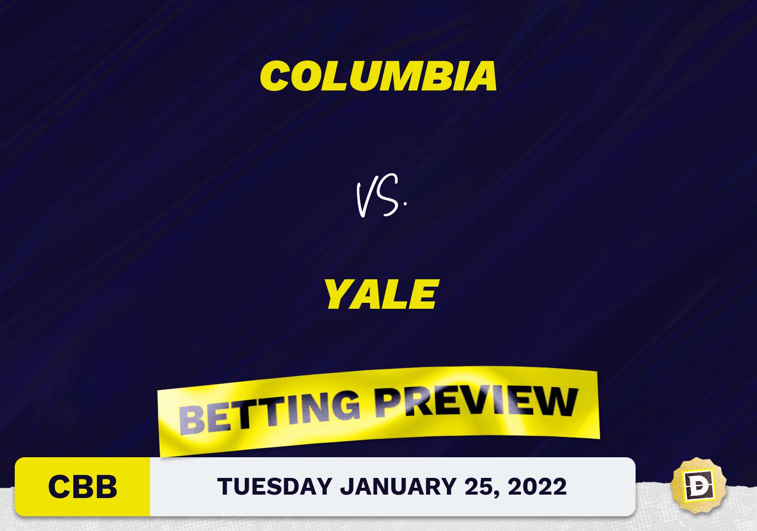 Columbia vs. Yale CBB Predictions and Odds - Jan 25, 2022
