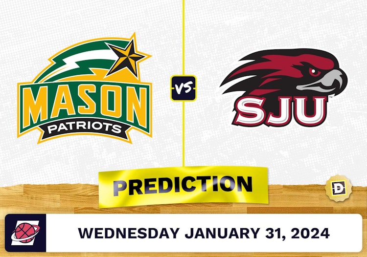 George Mason vs. Saint Joseph's (PA) Prediction, Odds, College Basketball Picks [1/31/2024]