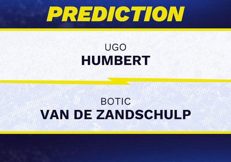 Ugo Humbert vs Botic Van de Zandschulp Tennis Prediction.