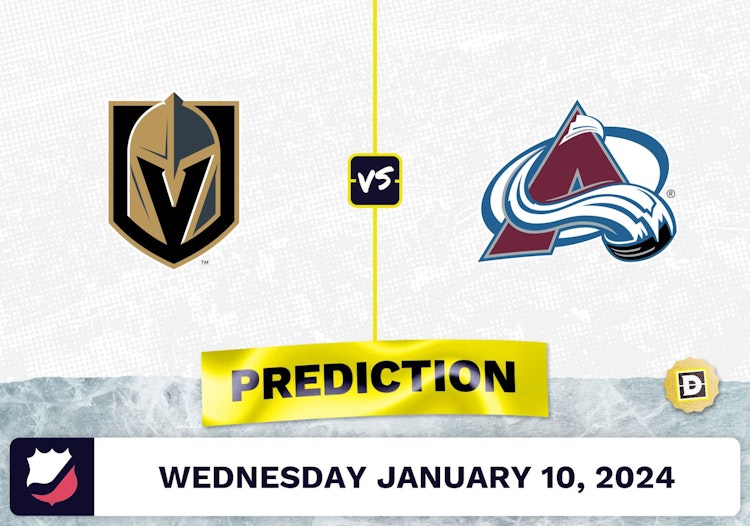 Vegas Golden Knights vs. Colorado Avalanche Prediction, Odds, NHL Picks  [1/10/2024]