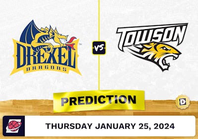 Drexel vs. Towson Prediction, Odds, College Basketball Picks [1/25/2024]