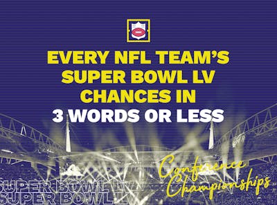 Super Bowl LV - Every Team's Chances in Three Words or Less: Conference Championships