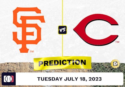 Giants vs. Reds Prediction for MLB Tuesday [7/18/2023]