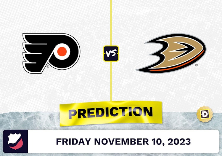 Flyers vs. Ducks Prediction and Odds - November 10, 2023