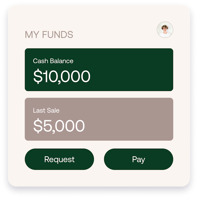 Screenshot of Silo's simple payments software