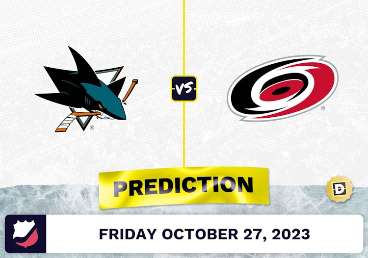 Sharks vs. Hurricanes Prediction and Odds - October 27, 2023