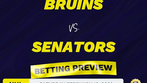 Bruins vs. Senators Predictions and Odds - Feb 12, 2022