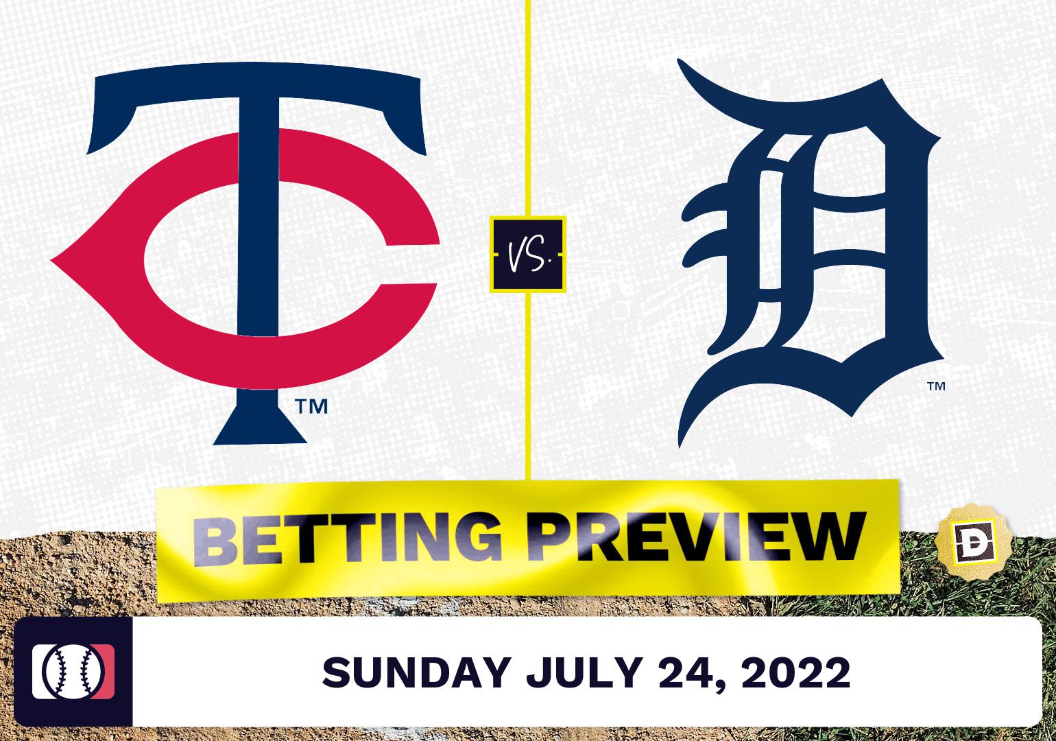 Twins vs. Tigers Prediction and Odds - Jul 24, 2022