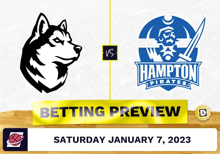 Northeastern vs. Hampton CBB Prediction and Odds - Jan 7, 2023